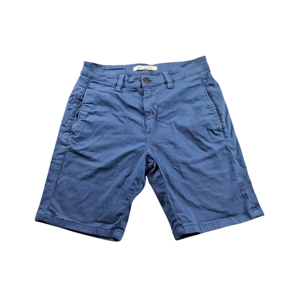 Mavi Mens Simon Chino Shorts Size‎ 31 Blue Casual Stretch Cotton